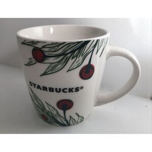 Starbucks 2020 Christmas Holiday Coffee Tea Mug 12 oz Red Holly‎ Berry
